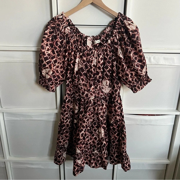Ulla Johnson Celia Mini Dress in Henna - Picture 5 of 8
